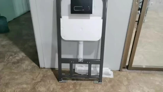 Réservoir d'eau caché, toilettes suspendues au mur, réservoirs de toilettes en plastique HDPE, cadre en fer, citerne dissimulée